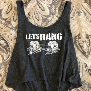 Savage Barbell Let’s Bang Crop Tank